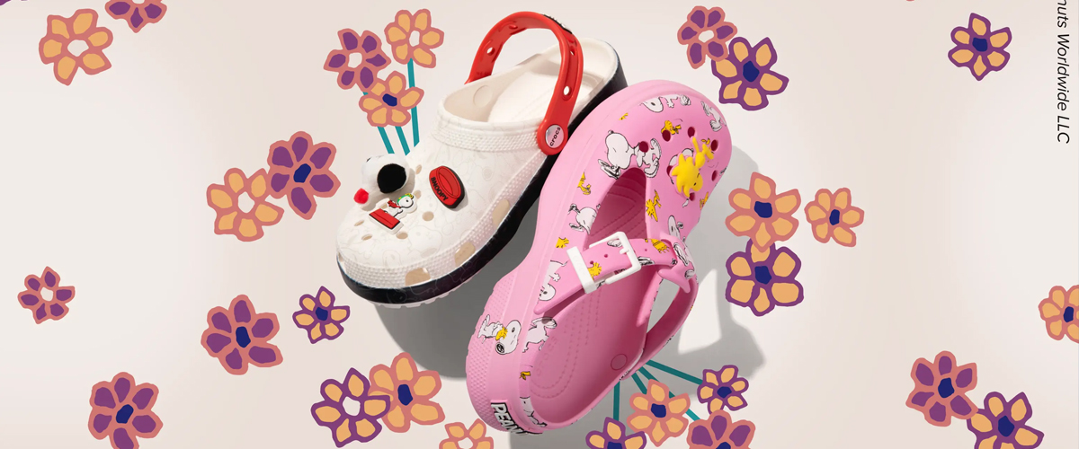 童趣时尚新风潮，Crocs卡骆驰x Peanuts合作系列闪亮登场！